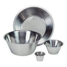 Bol inox fond plat 41cm - 14L